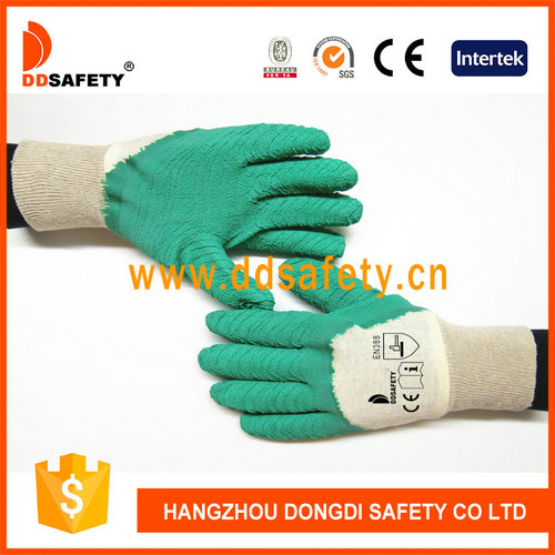 Cotton with green latex glove Cotton with green latex glove